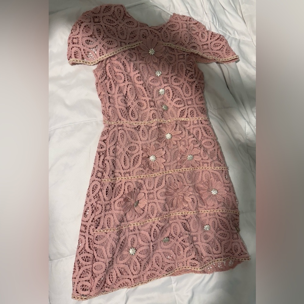 F&G pink dress